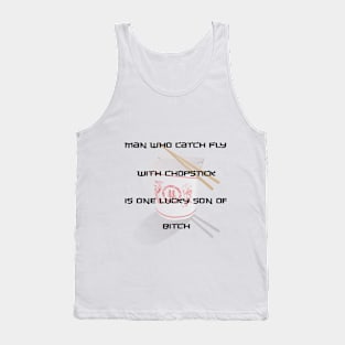 Chopstick Man Tank Top